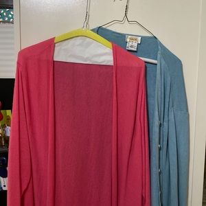Set of JJill cardigans